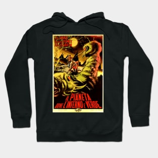 Classic Science Fiction Movie Poster - Monster From Green Hell Hoodie